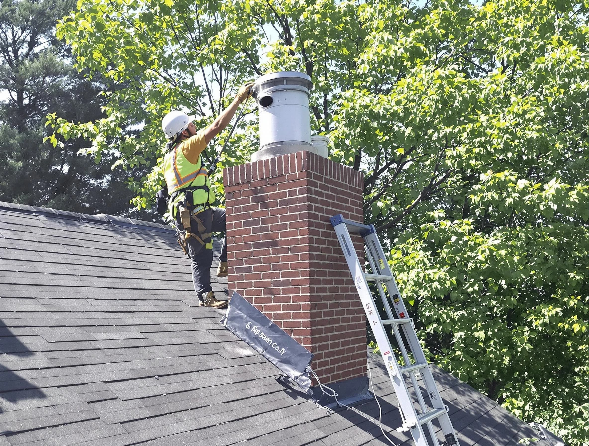Chimney liner inspection by Reading Chimney Sweep in Reading, MA