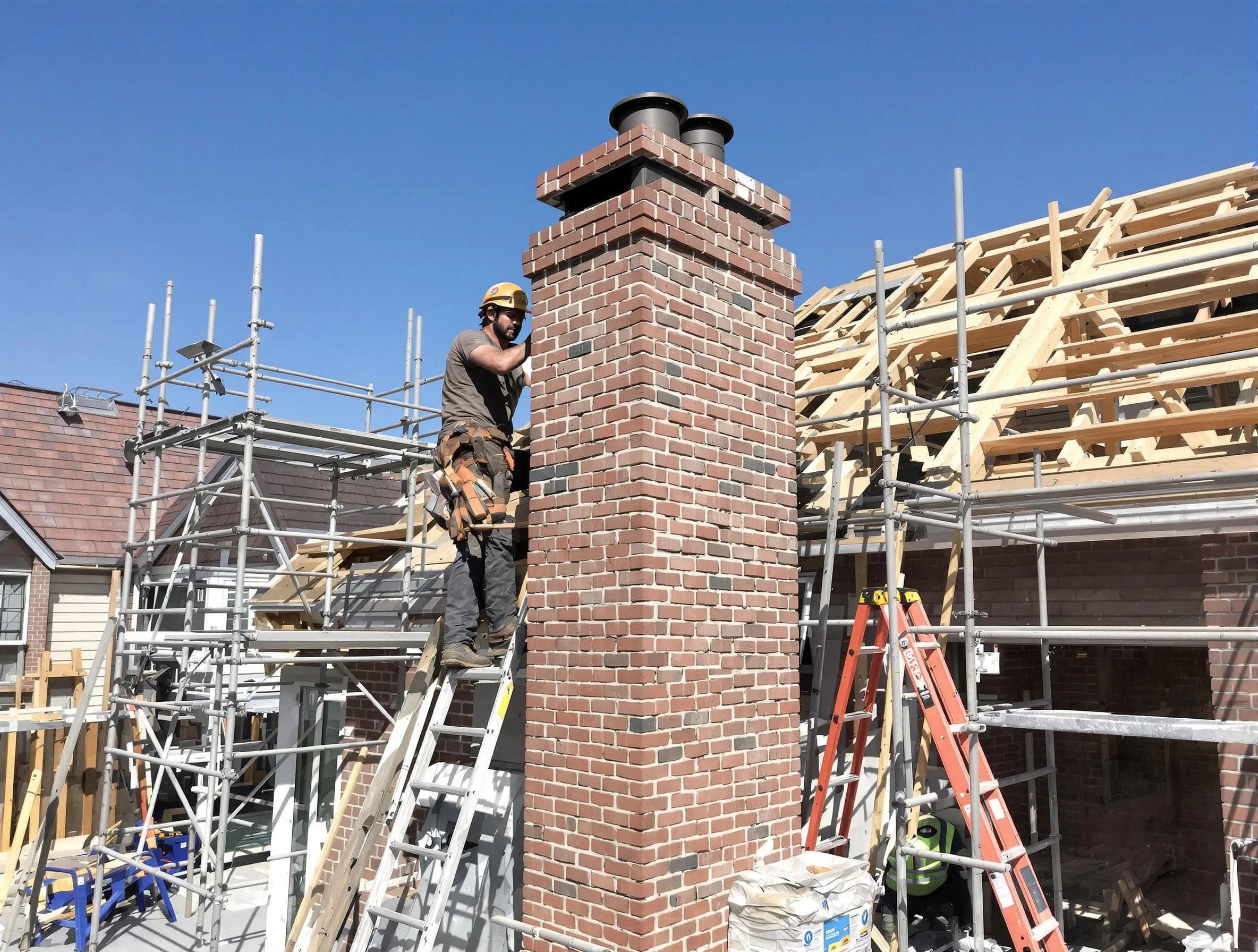 New chimney installation completed by Reading Chimney Sweep in Reading, MA