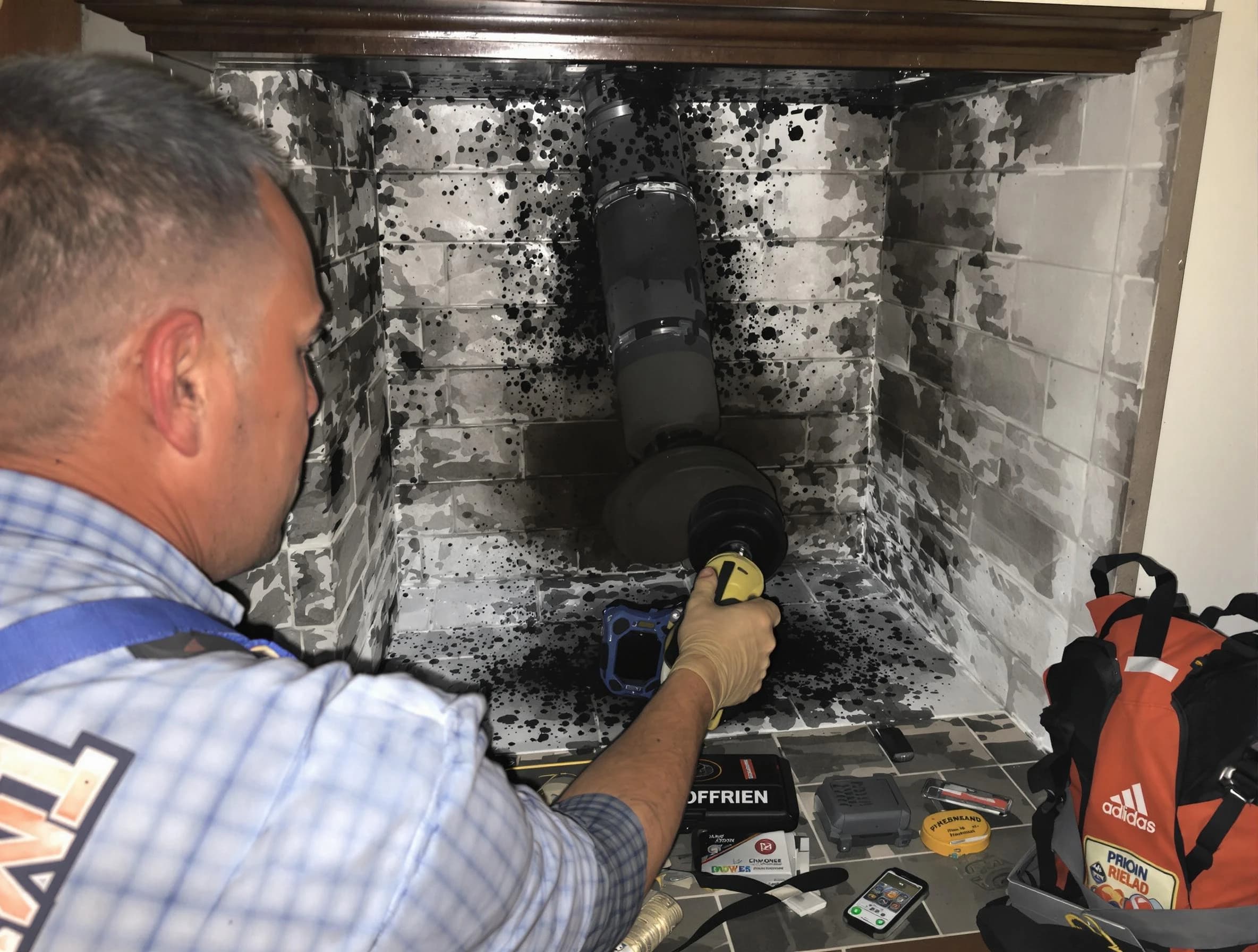 Creosote removal service by Reading Chimney Sweep in Reading, MA